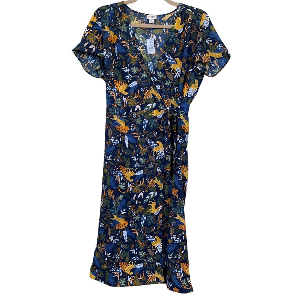 J. CREW Maxi Dress | Leopard Prints | Size 8